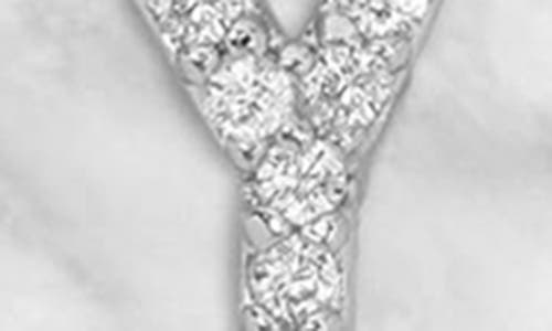 Melinda Maria Baby Love Letters Initial Pendant Necklace In Silver Y