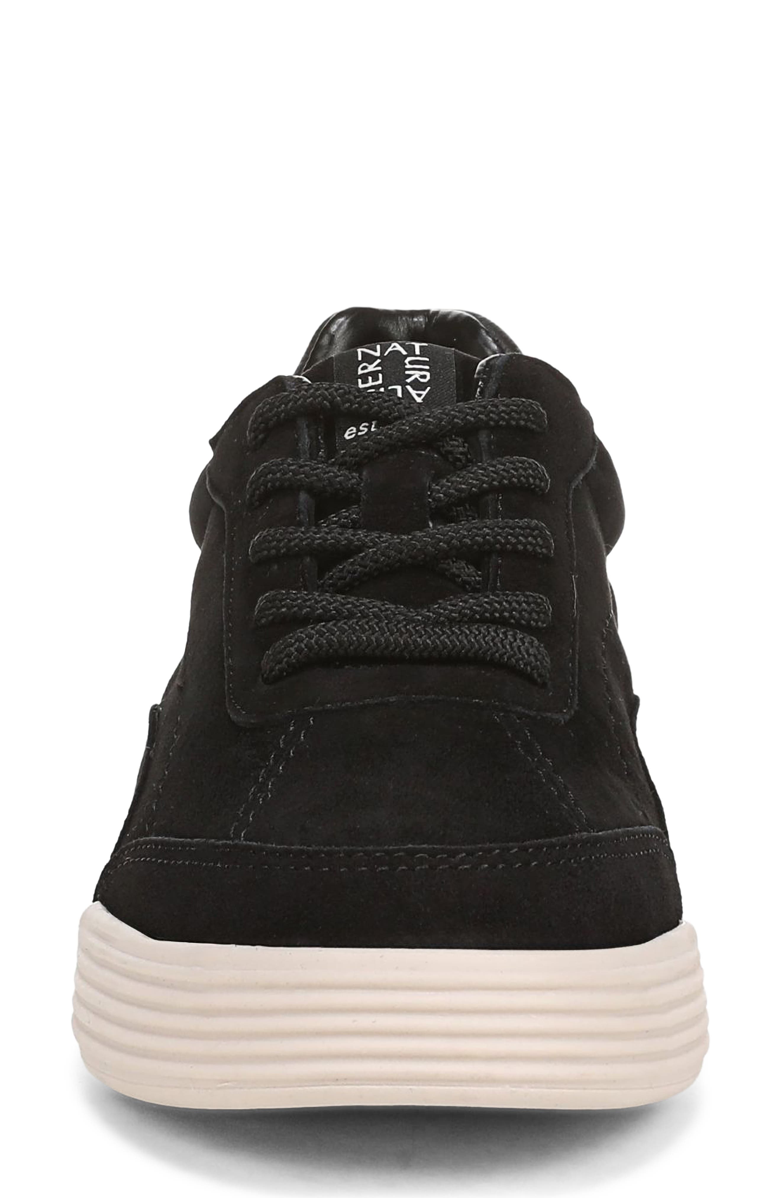 Cami Sneaker, Alternate, color, BLACK SUEDE