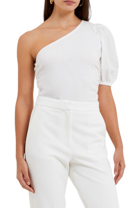 Rosanna One-Shoulder Cotton Top