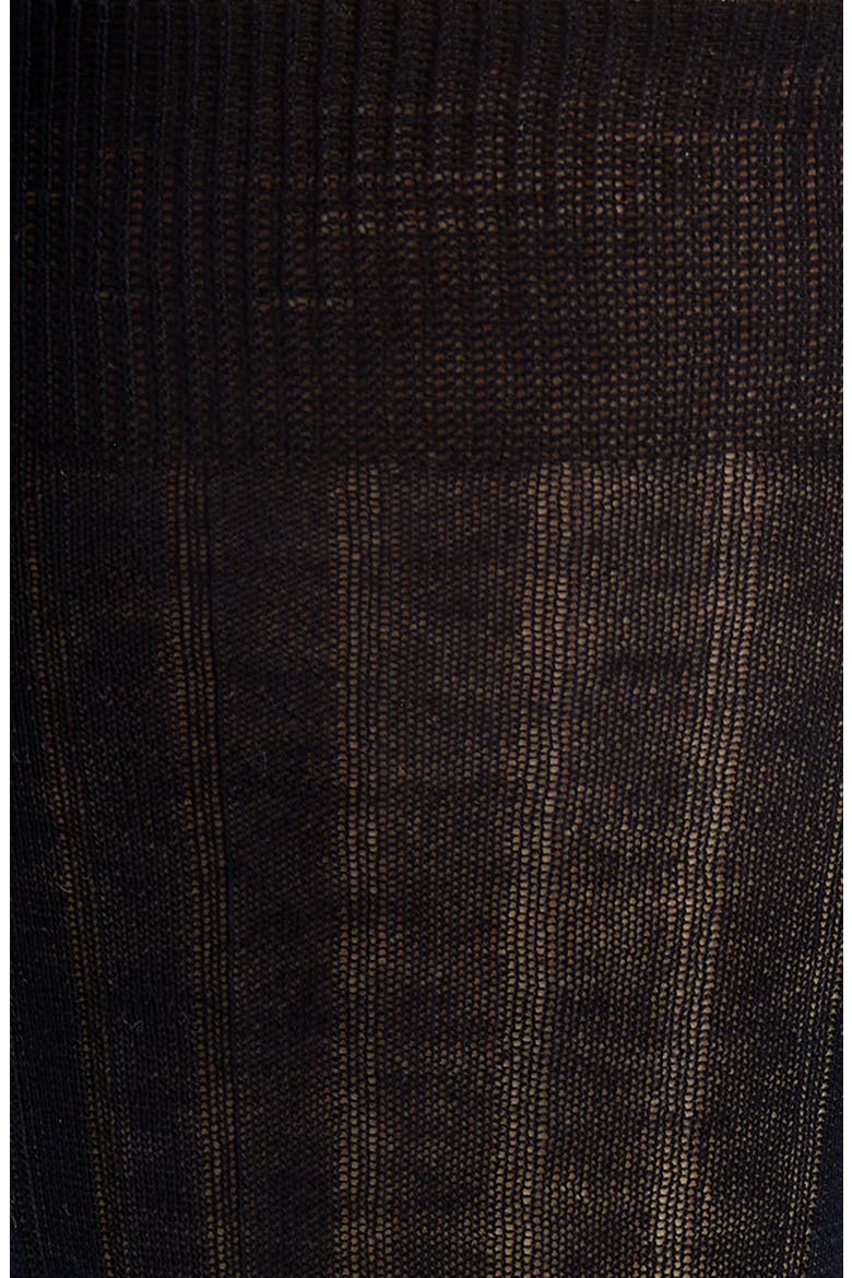 Cotton Rib Dress Socks, Alternate, color, NAVY