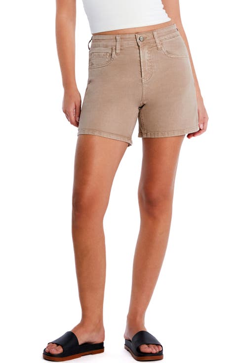 Swift High Waist Long Denim Shorts