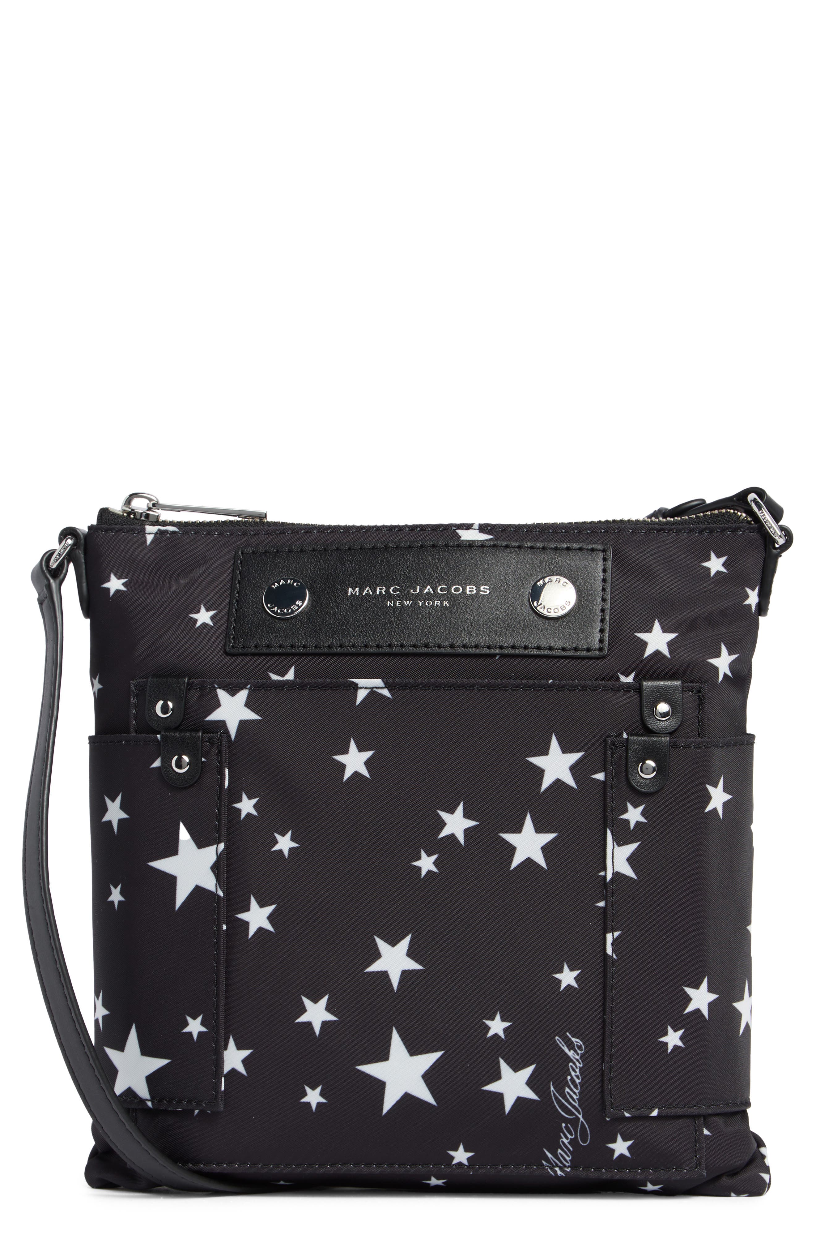 Marc Jacobs Star Print Preppy Nylon Swing Pack Bag
