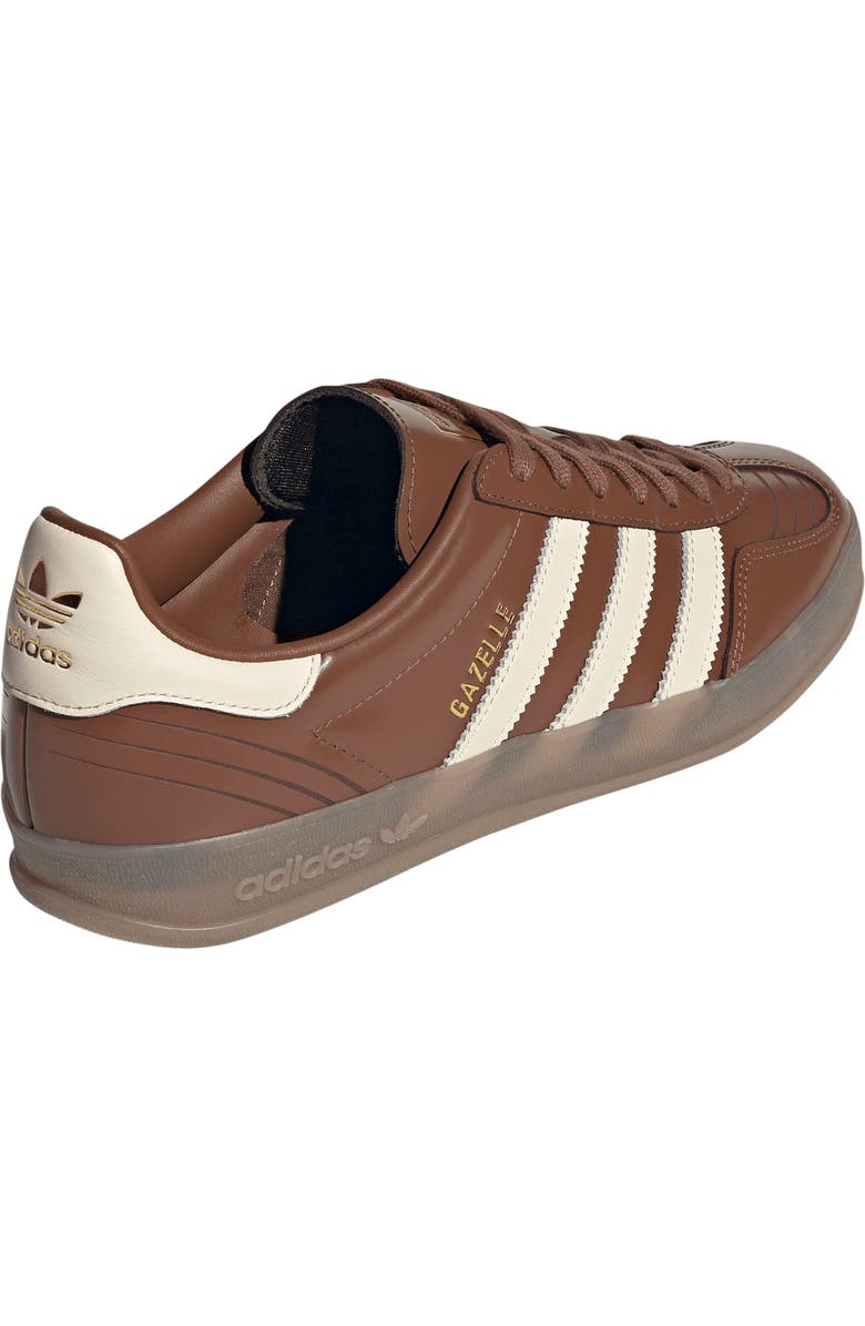 adidas Gazelle Indoor Sneaker, Alternate, color, Brown/ Wonder White/ Gum5
