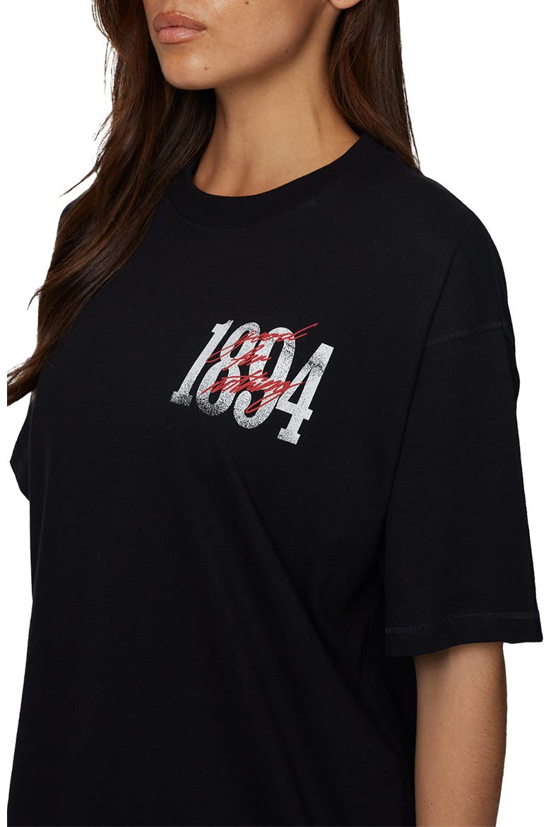 Oversized Soaring T-Shirt, Alternate, color, Black