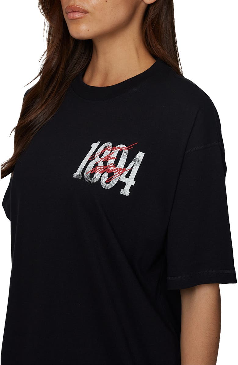 Good For Nothing Oversized Soaring T-Shirt, Alternate, color, Black
