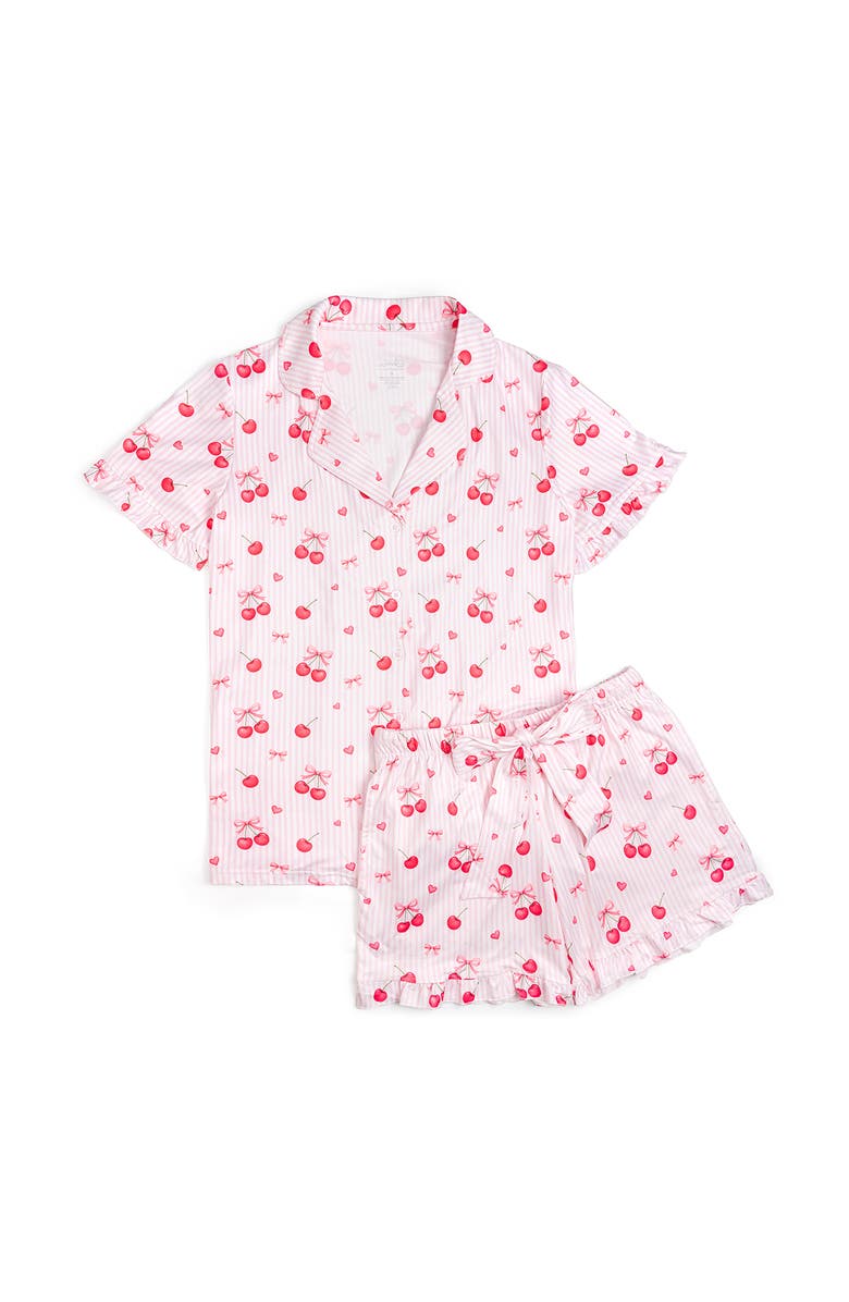 Sweet Wink Cherry Bows Women's Lounge Set, Main, color, Soft Pink