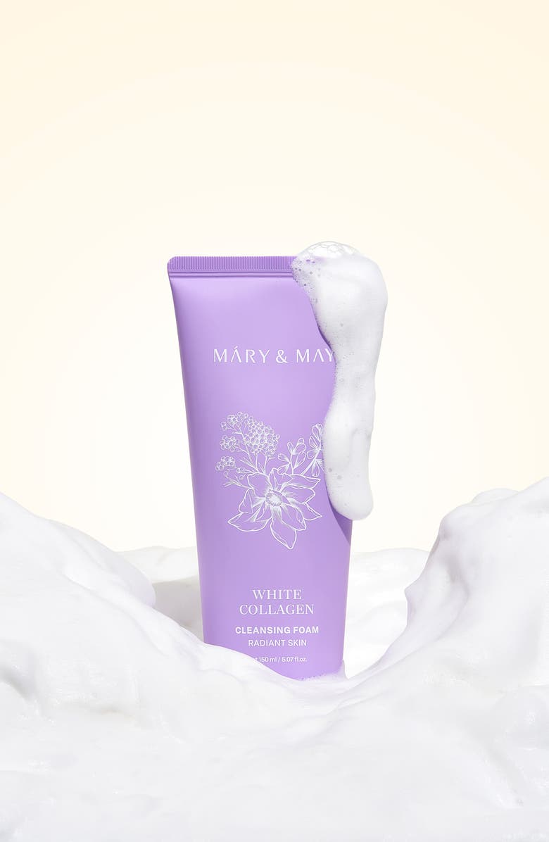 Mary&May White Collagen Cleansing Foam, Alternate, color, 