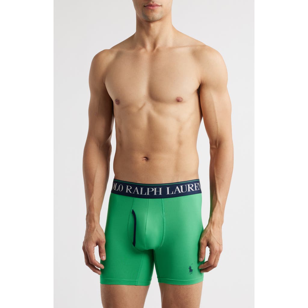 Polo Ralph Lauren Assorted 3-pack 4d-flex Microfiber Boxer Briefs