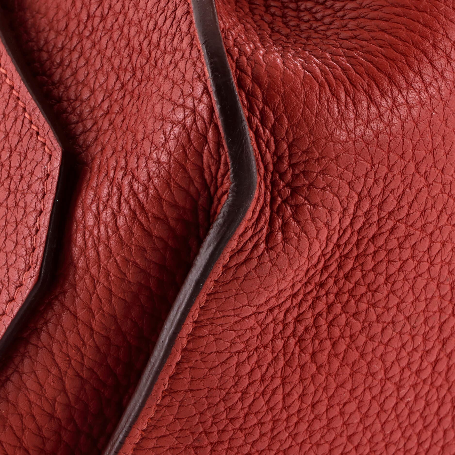 Pre-Owned Hermes Jypsiere Bag Clemence 34, Alternate, color, Brique