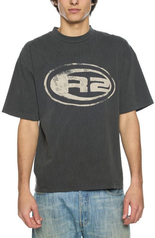 Shop Round Two R2 Emblem Graphic T-shirt In Vintage Black