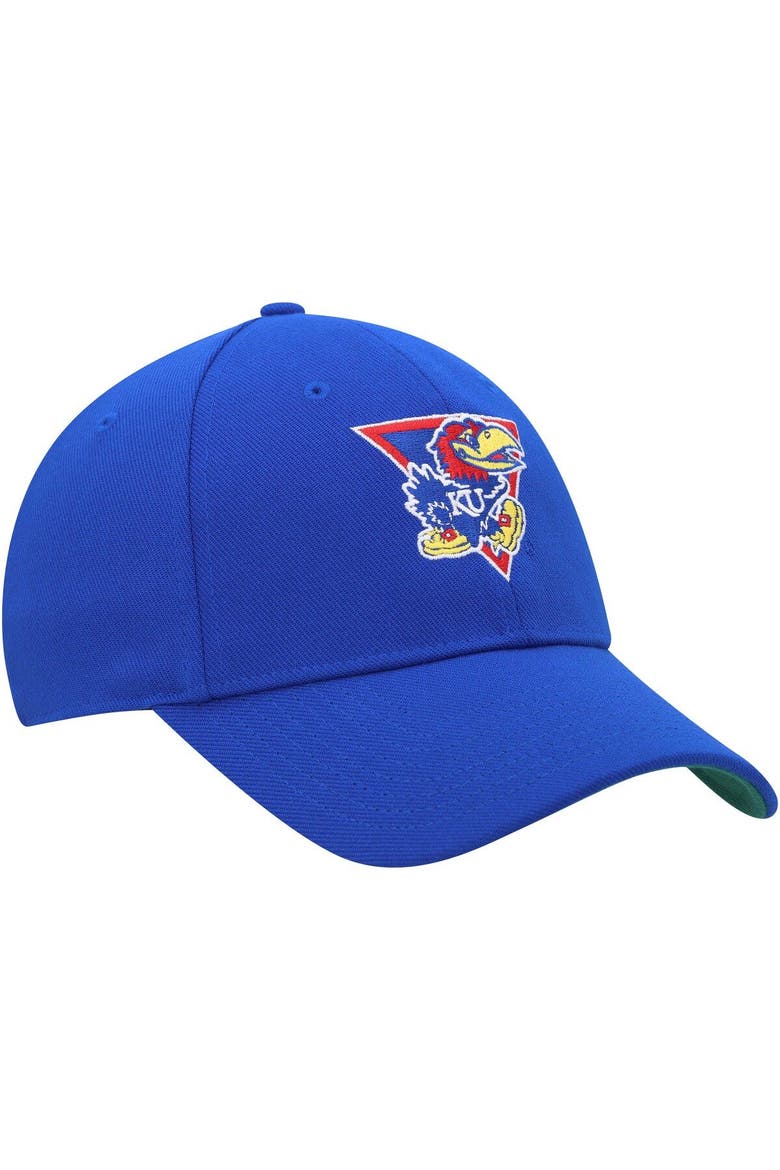 Men's adidas Royal Kansas Jayhawks Vault Slouch Flex Hat, Alternate, color, Royal
