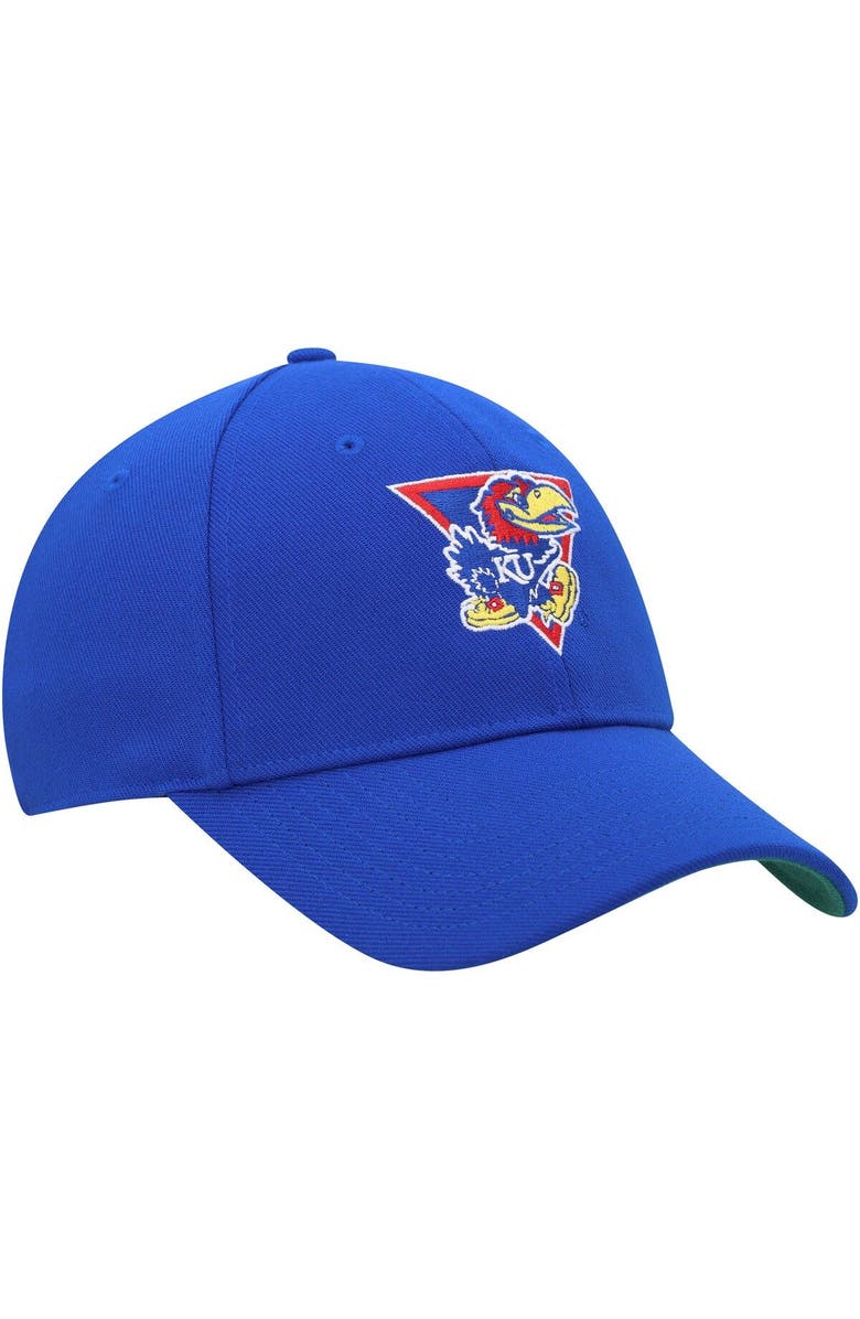 adidas Men's adidas Royal Kansas Jayhawks Vault Slouch Flex Hat, Alternate, color, Royal