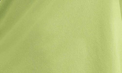 Foxcroft Tammy Ruffle Collar Cotton Blend Top In Green