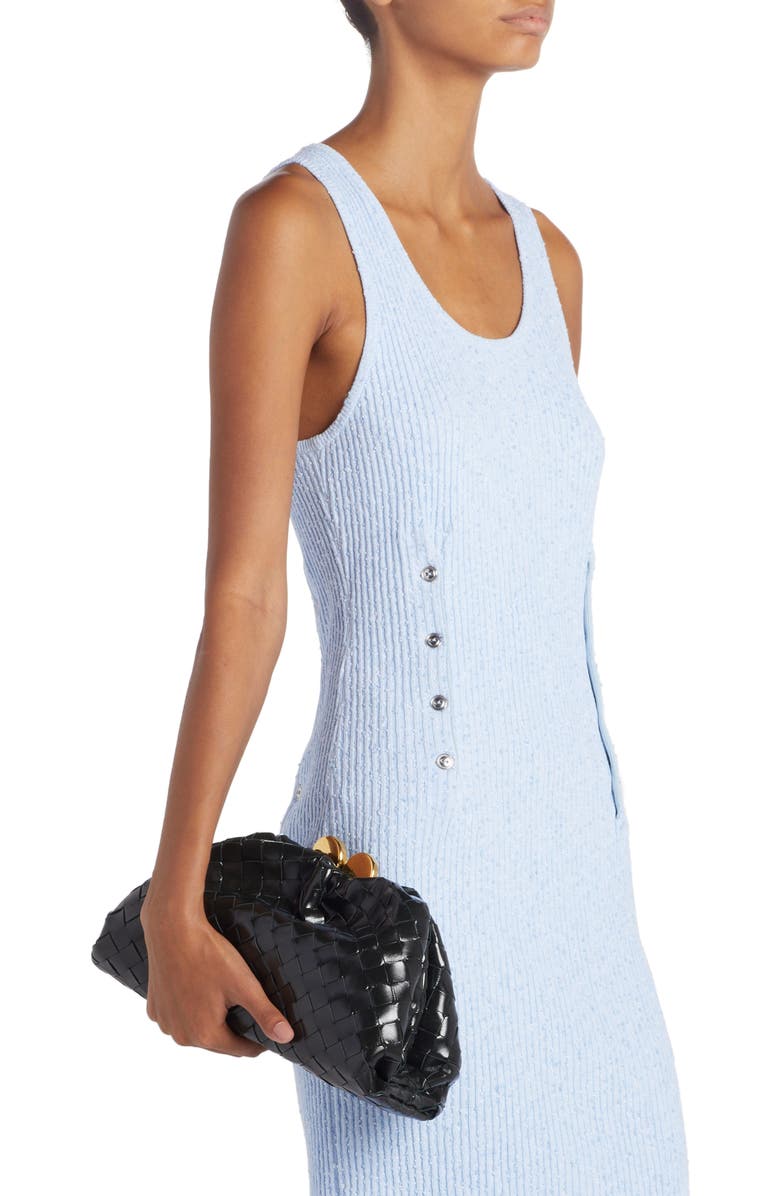 Bottega Veneta Teen Jodie Intrecciato Leather Pouch, Alternate, color,