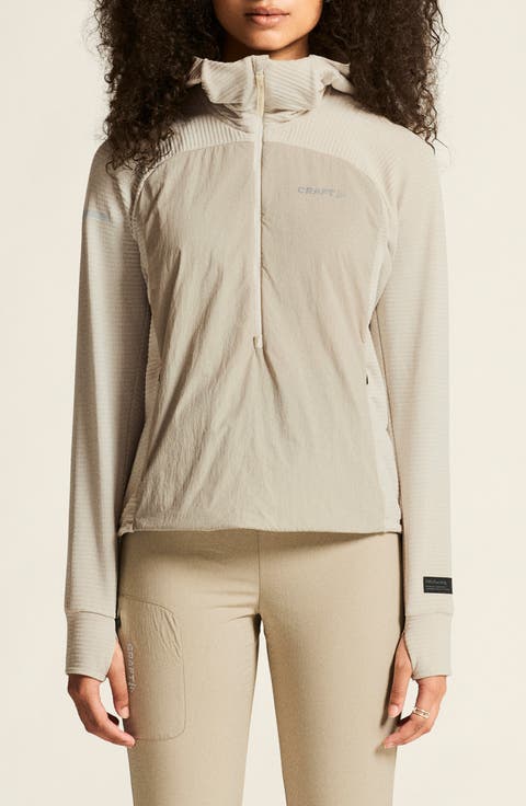 Subz Jersey Half Zip Hoodie