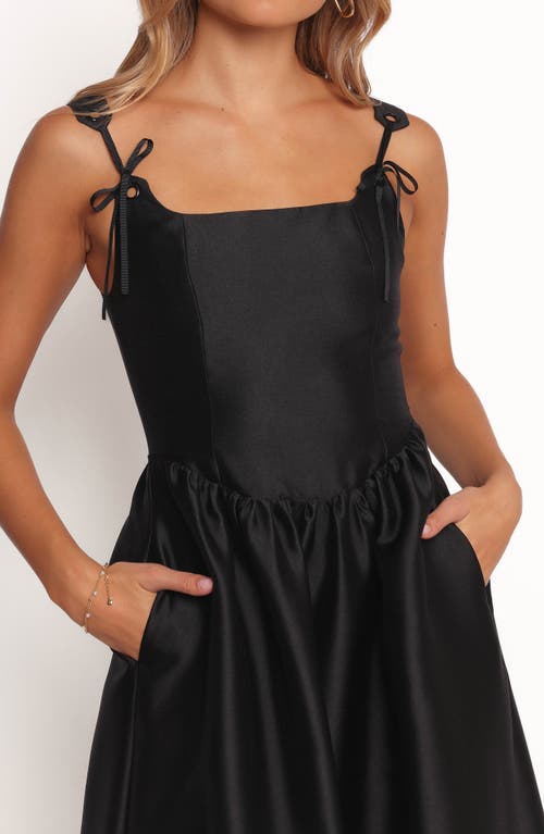 Petal And Pup Petal & Pup Marcelline Fit & Flare Maxi Dress In Black