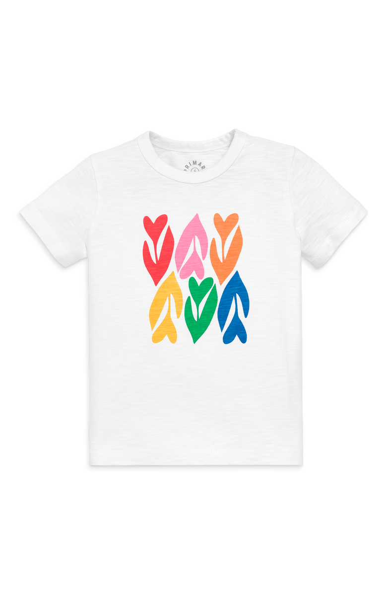 Primary Kids Rainbow Tulip Tee, Alternate, color, 