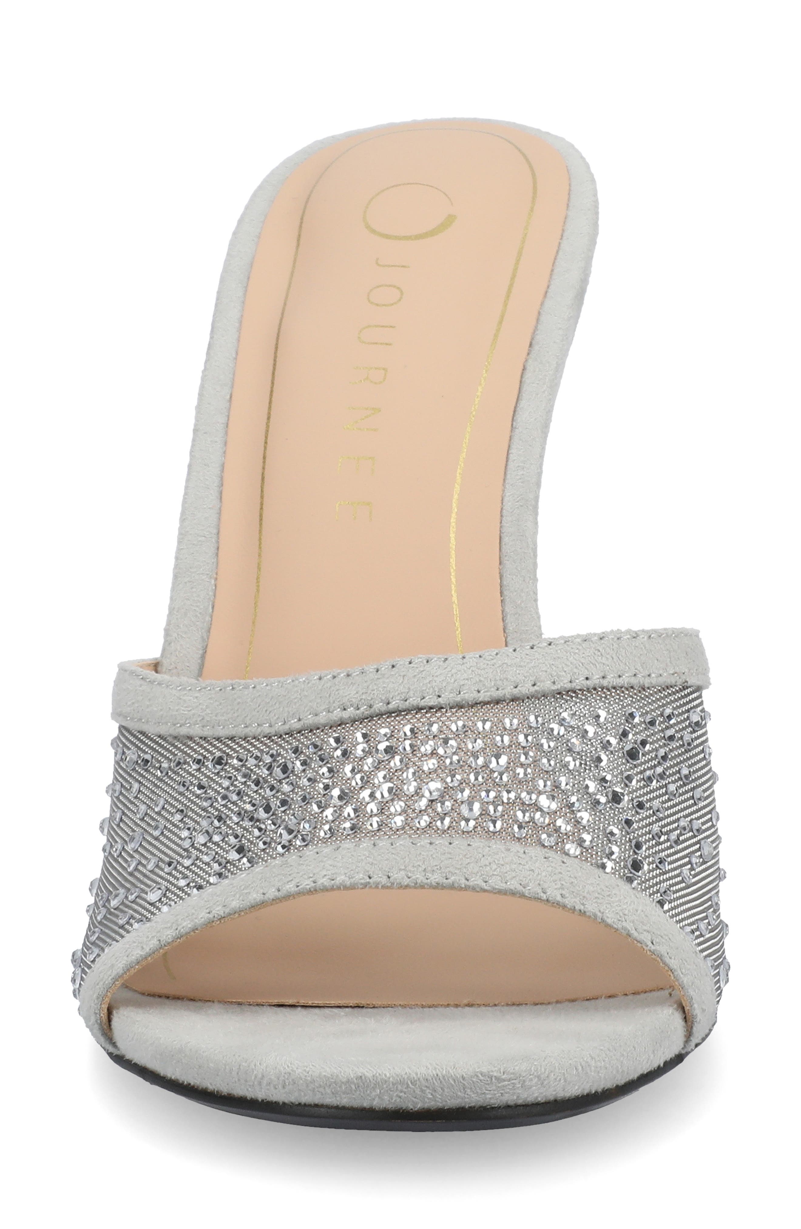 Hensley Evening Sandal, Alternate, color, SILVER