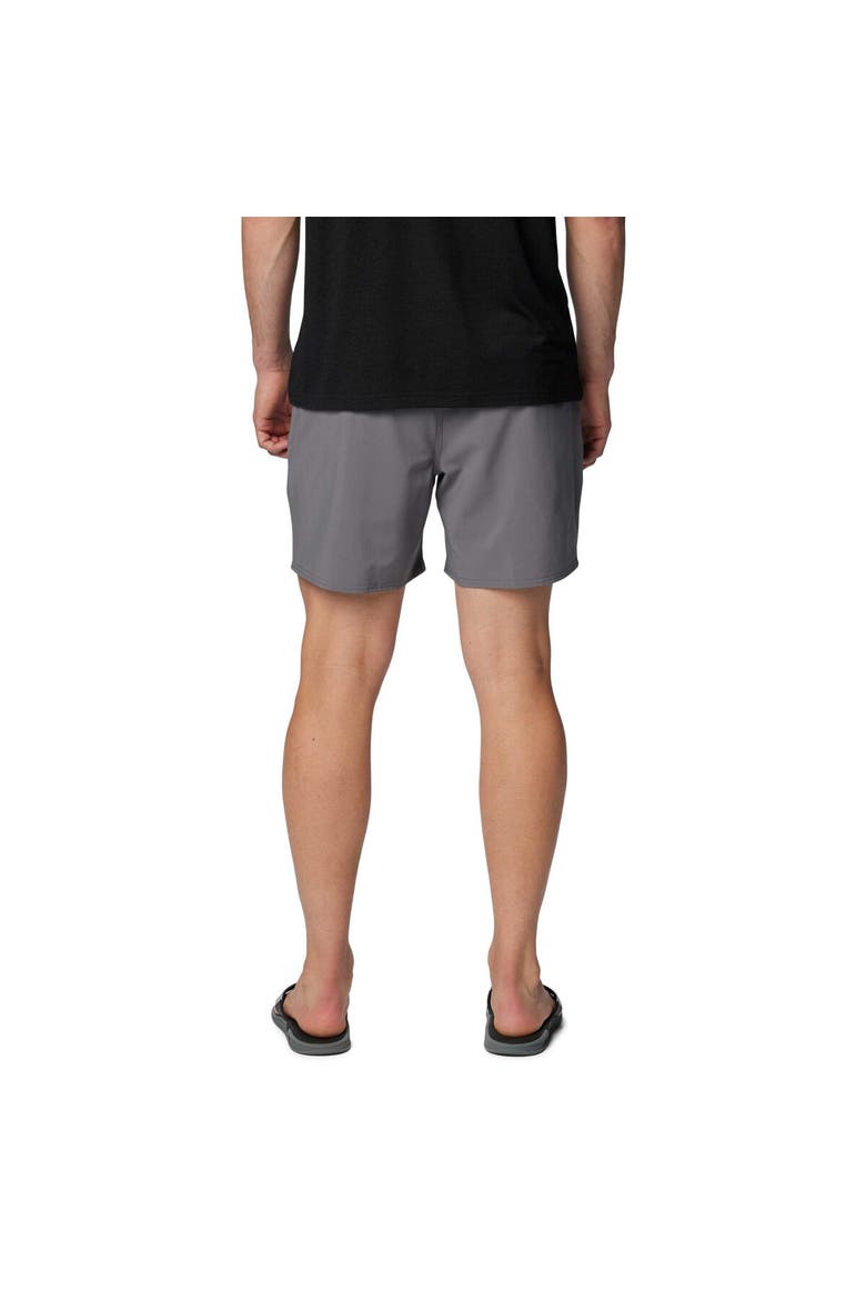 Men's Columbia Gray Tennessee Volunteers PFG Terminal Roamer™ Omni-Shade™ Stretch Shorts, Alternate, color, Gray
