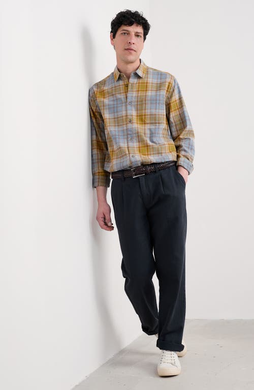 Seasalt Cornwall Fathomer Plaid Flannel Button-up Shirt In Multi