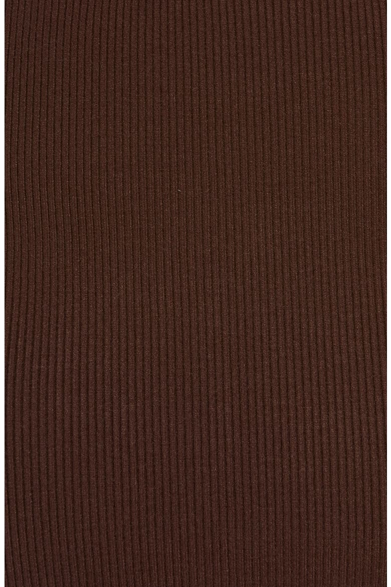 Rib Knit Midi Skirt, Alternate, color, CHOCOLATE