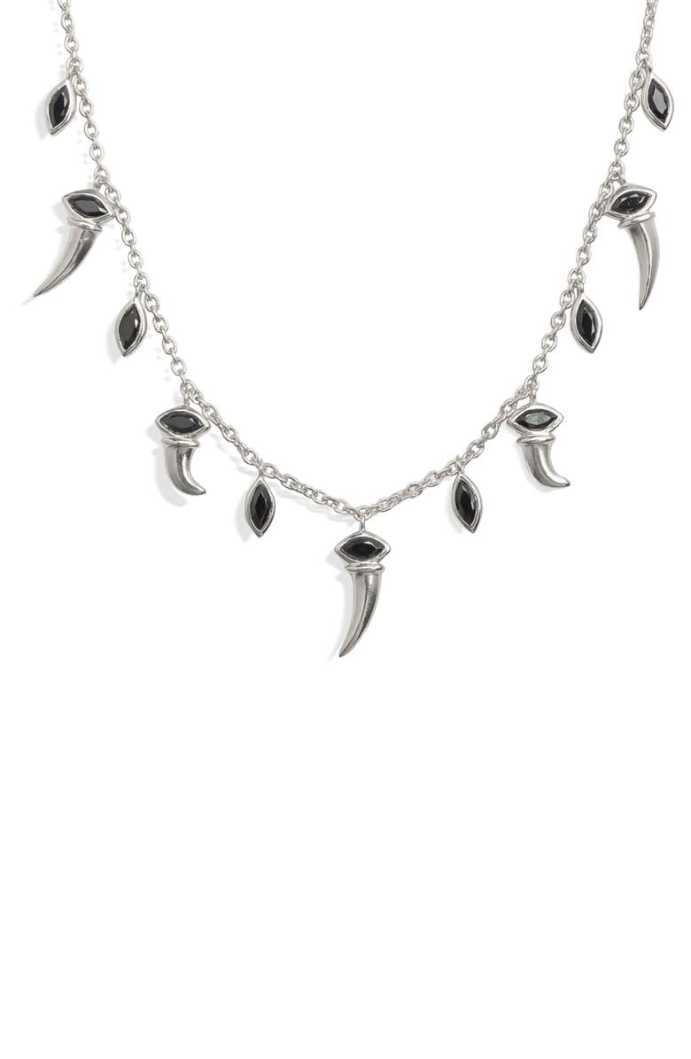 Awe Inspired x Jhené Aiko Saber-Tooth Layering Necklace, Main, color, 925 Sterling Silver