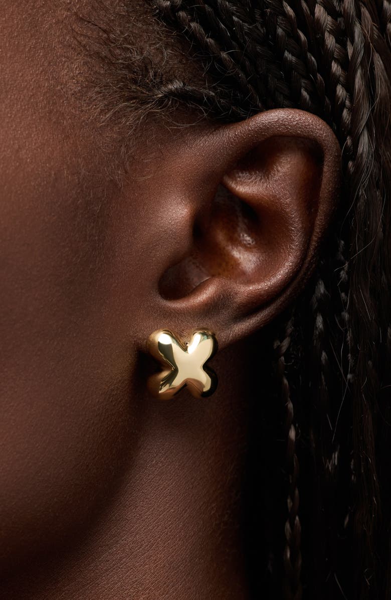 Ana Luisa Cassia Stud Earrings, Alternate, color, Gold / Silver