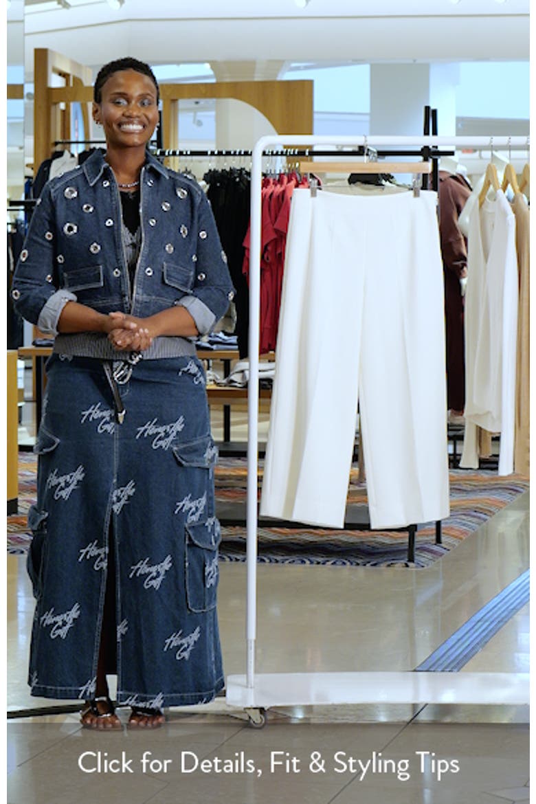 Icon Crop Wide Leg Pants video