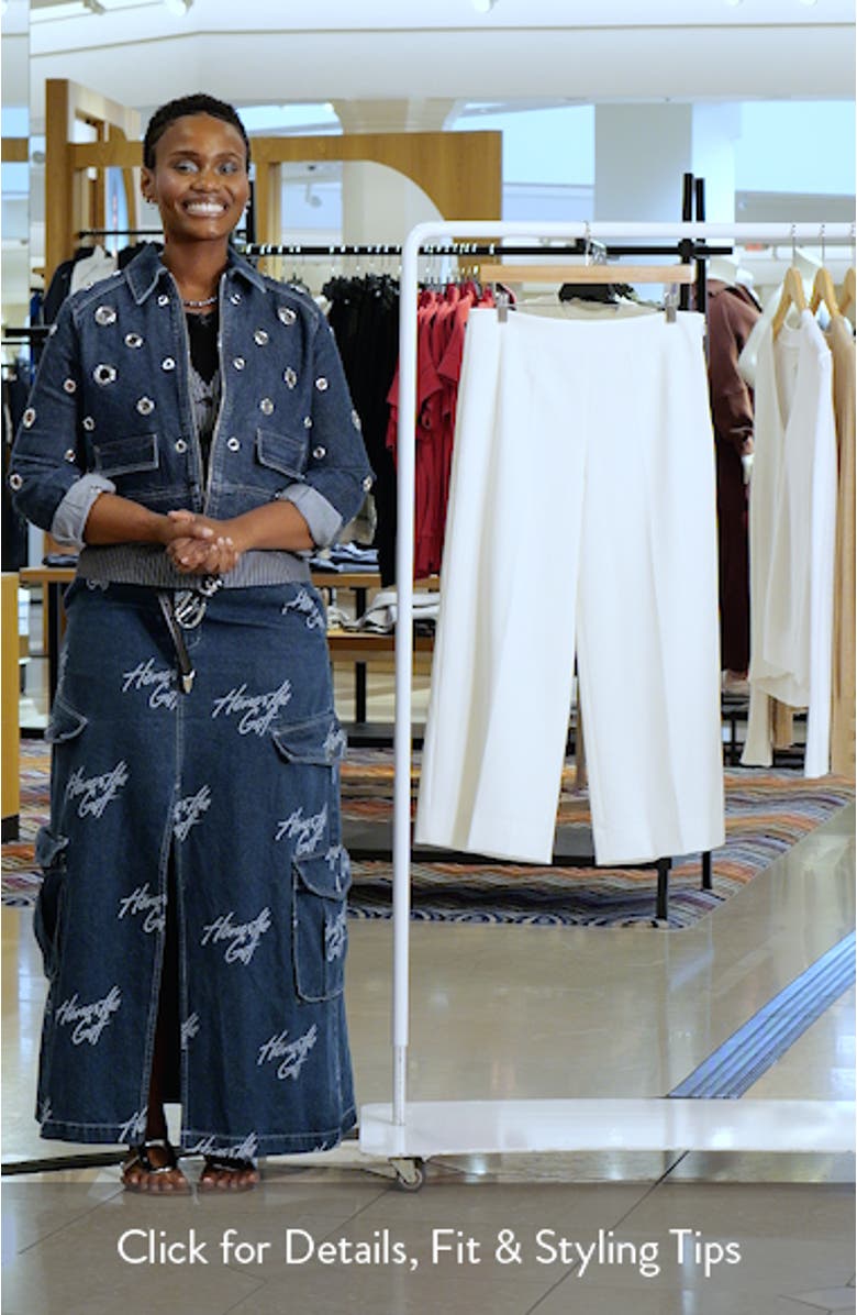Icon Crop Wide Leg Pants, sales video thumbnail