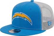 New Era Men's New Era Powder Blue Los Angeles Chargers Core Team 9FIFTY Trucker Snapback Hat