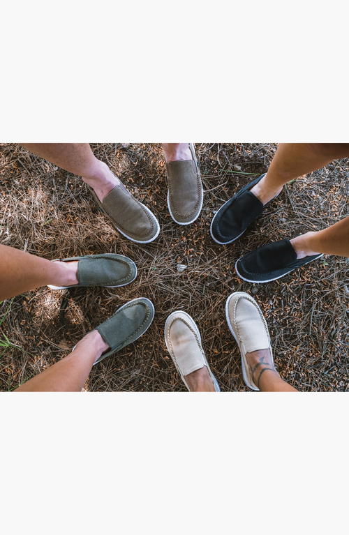 8000kicks Sunslide Hemp Slip-ons In Gray