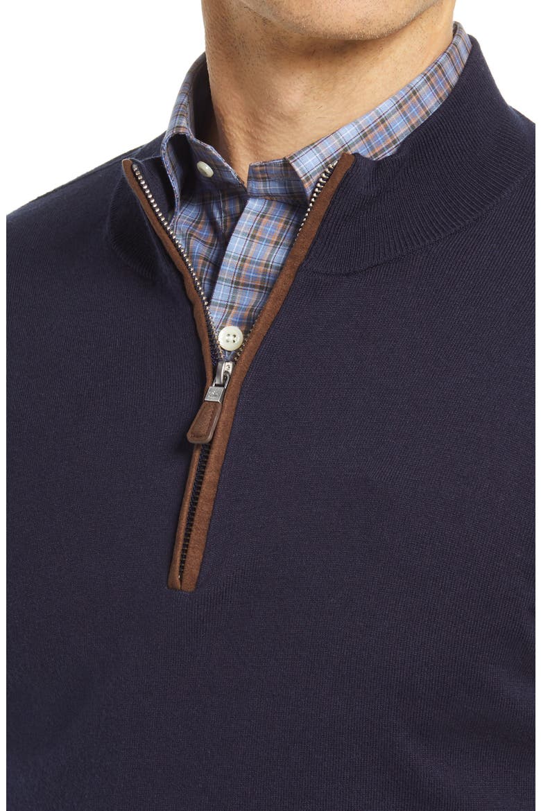 Sonoma Quarter Zip Pullover, Alternate, color, NAVY