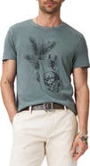 John Varvatos Skull & Scorpion Embroidered Organic Cotton T-Shirt