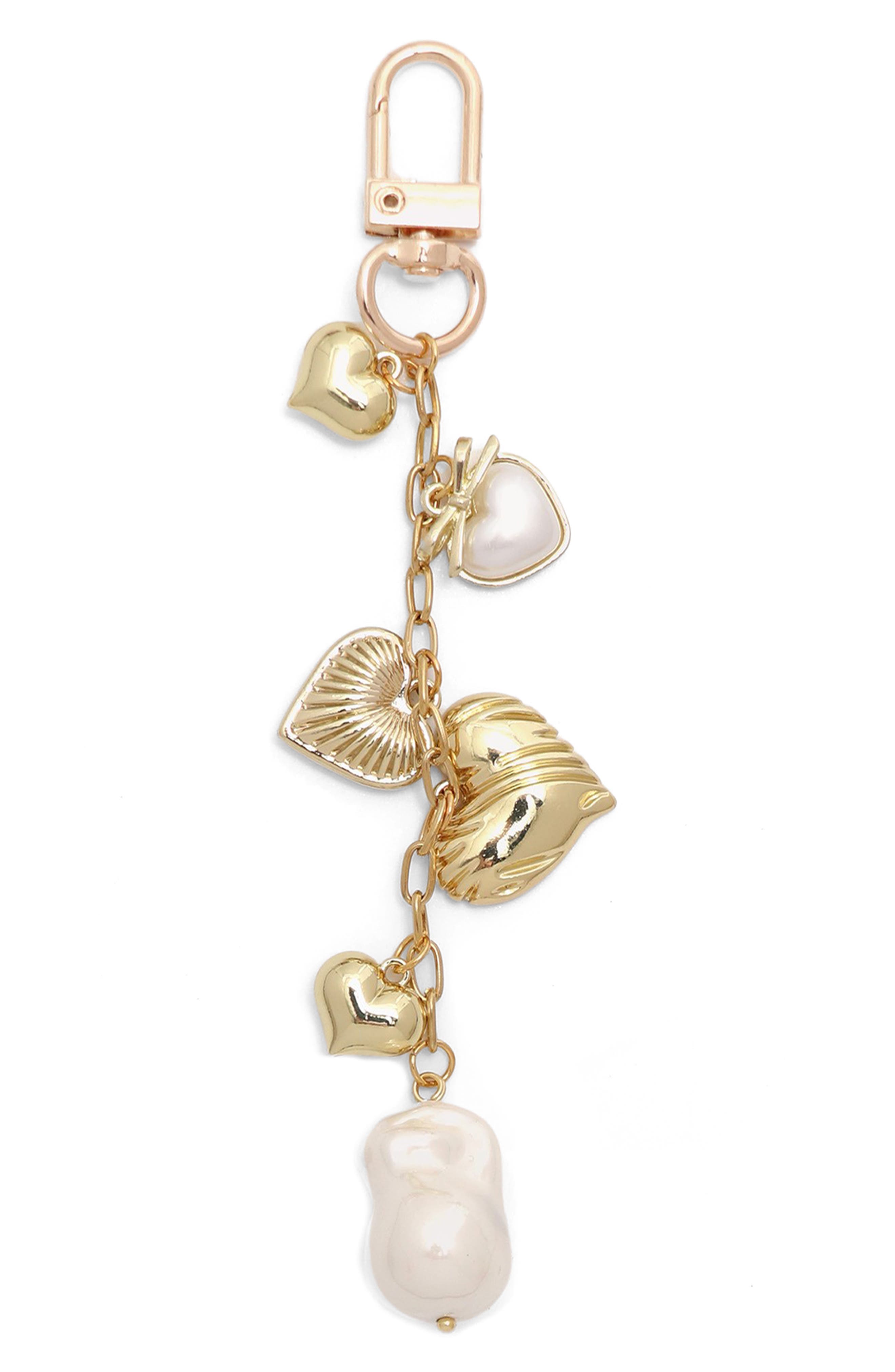 Lover Key Chain, Main, color, GOLD