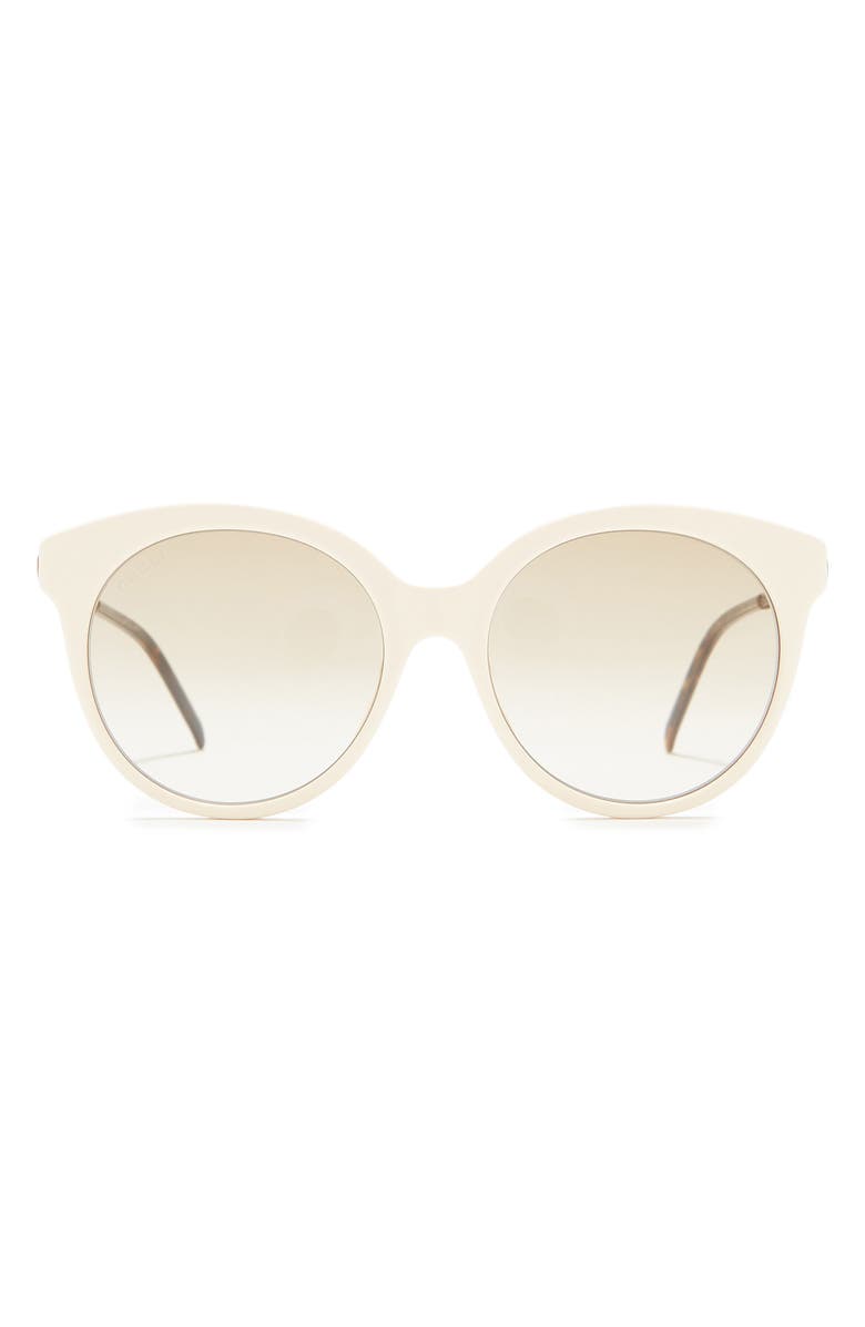 Gucci 55mm Round Sunglasses, Main, color,