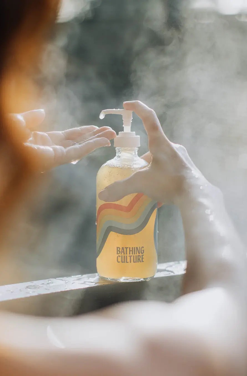 Bathing Culture Mind And Body Wash Refillable Glass Body Wash In Cathedral Grove