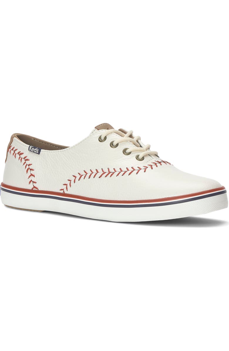 Keds<sup>®</sup> Champion Sneaker, Main, color, Off White Leathe