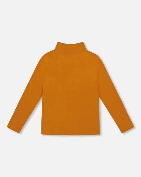 Super Soft Ribbed Mock Neck Top (Little Kid & Big Kid)