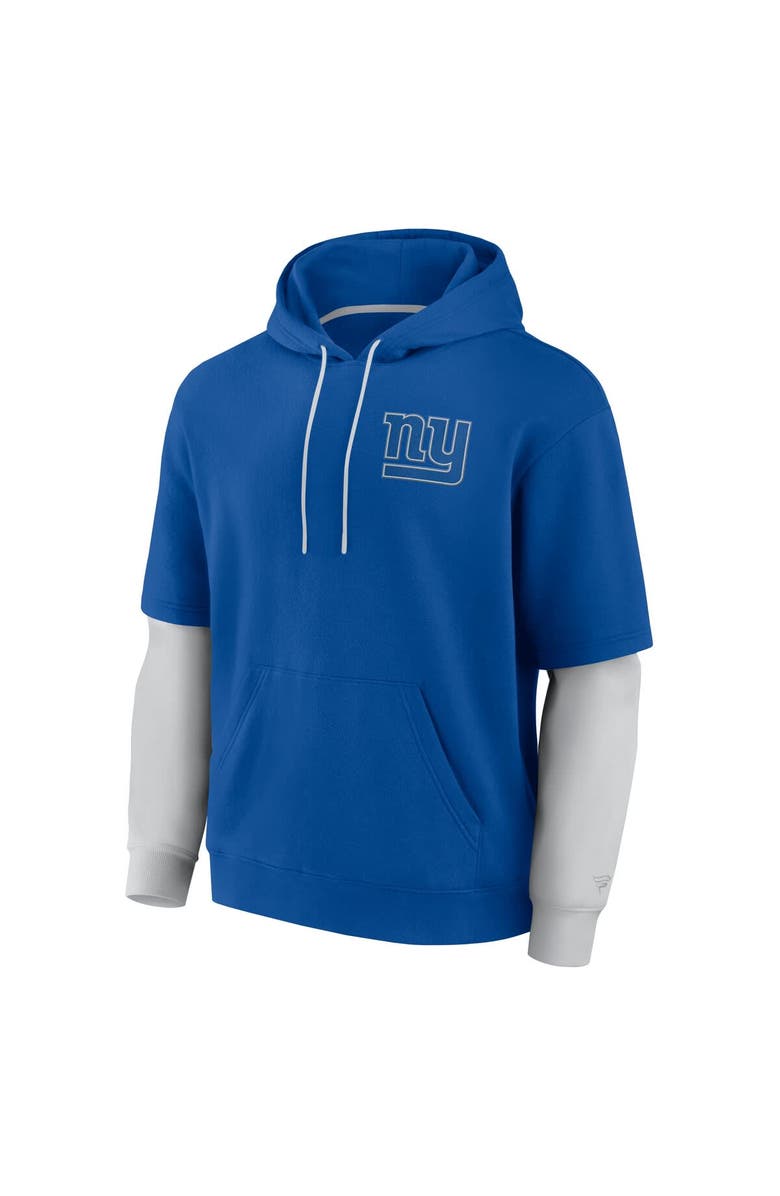 FANATICS Unisex Fanatics Royal New York Giants Sleek Elements Pullover Hoodie, Alternate, color, Royal