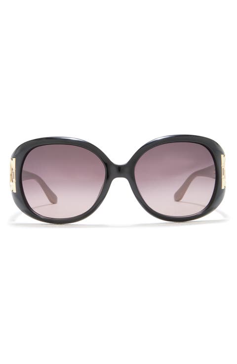 57mm Oversized Sunglasses