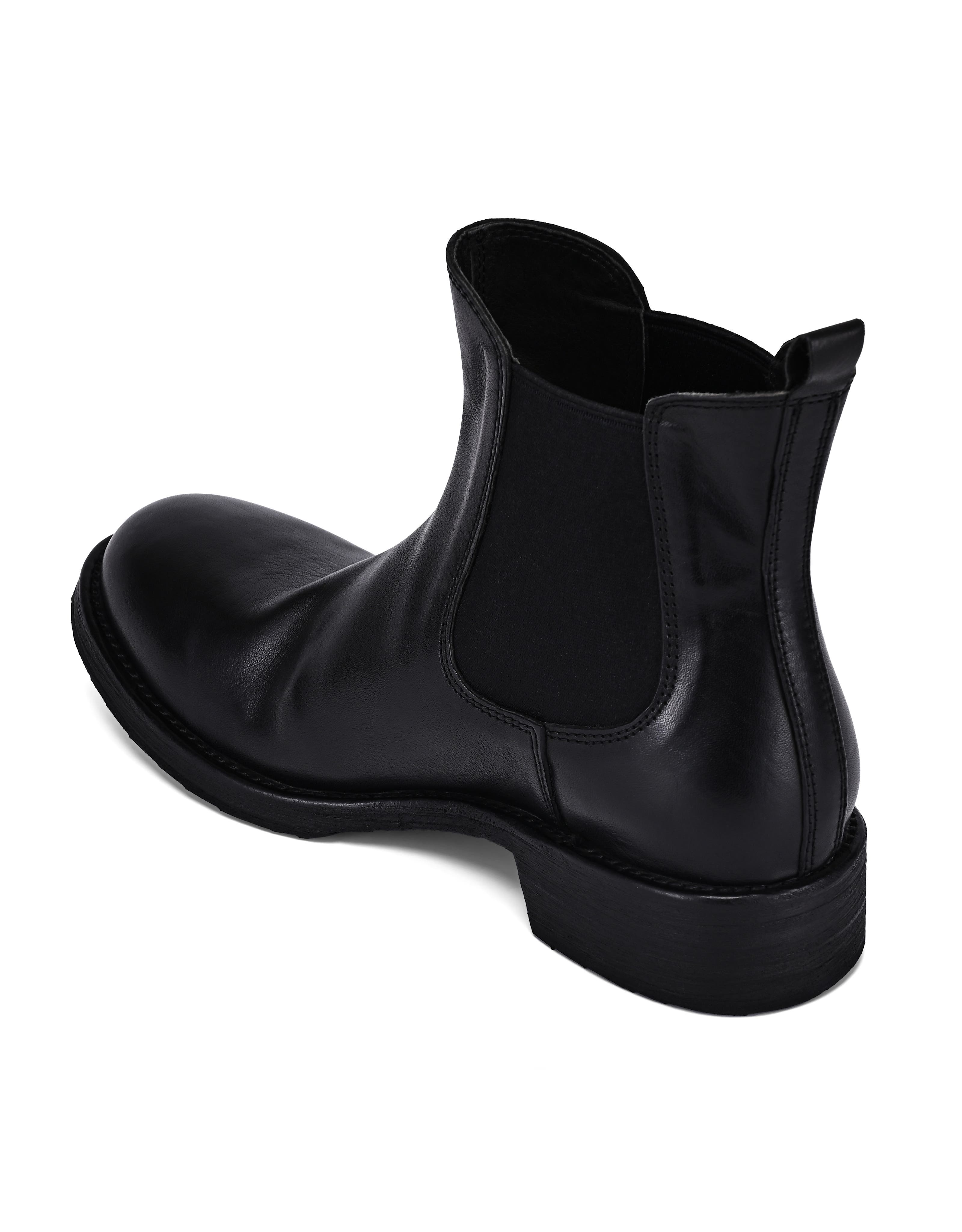 OLD TREND Heritage Genuine Leather Hand Finished Chelsea Boot, Alternate, color, Black