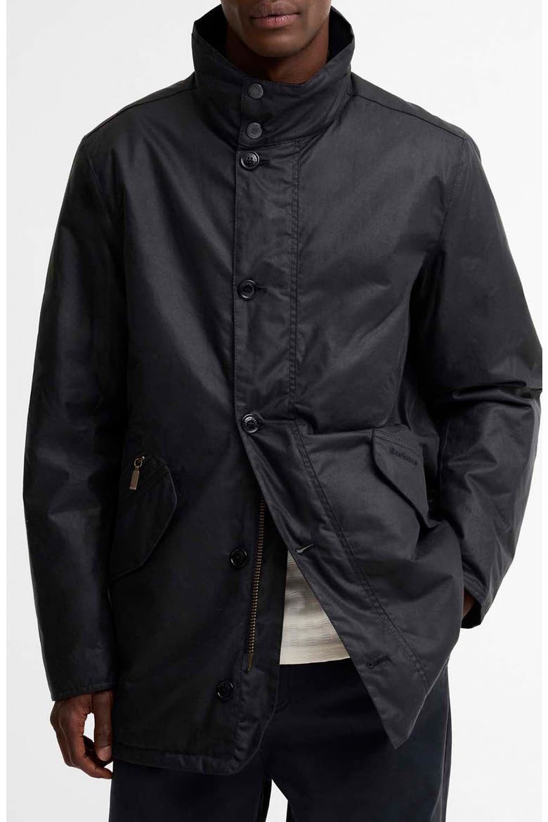 Modern Powell Waxed Cotton Jacket, Main, color, NAVY