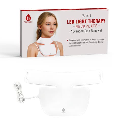 LED Light Therapy Neckplate Rejuvenate Your Neck & Décolleté