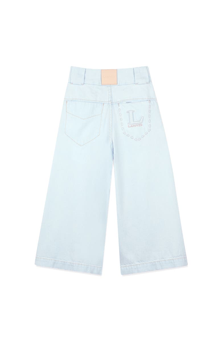 Lanvin WIDE-LEG TROUSERS, Alternate, color, Blue