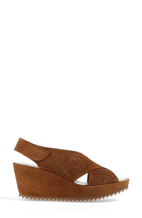 Pedro Garcia 'frigg' Wedge Sandal In Brown