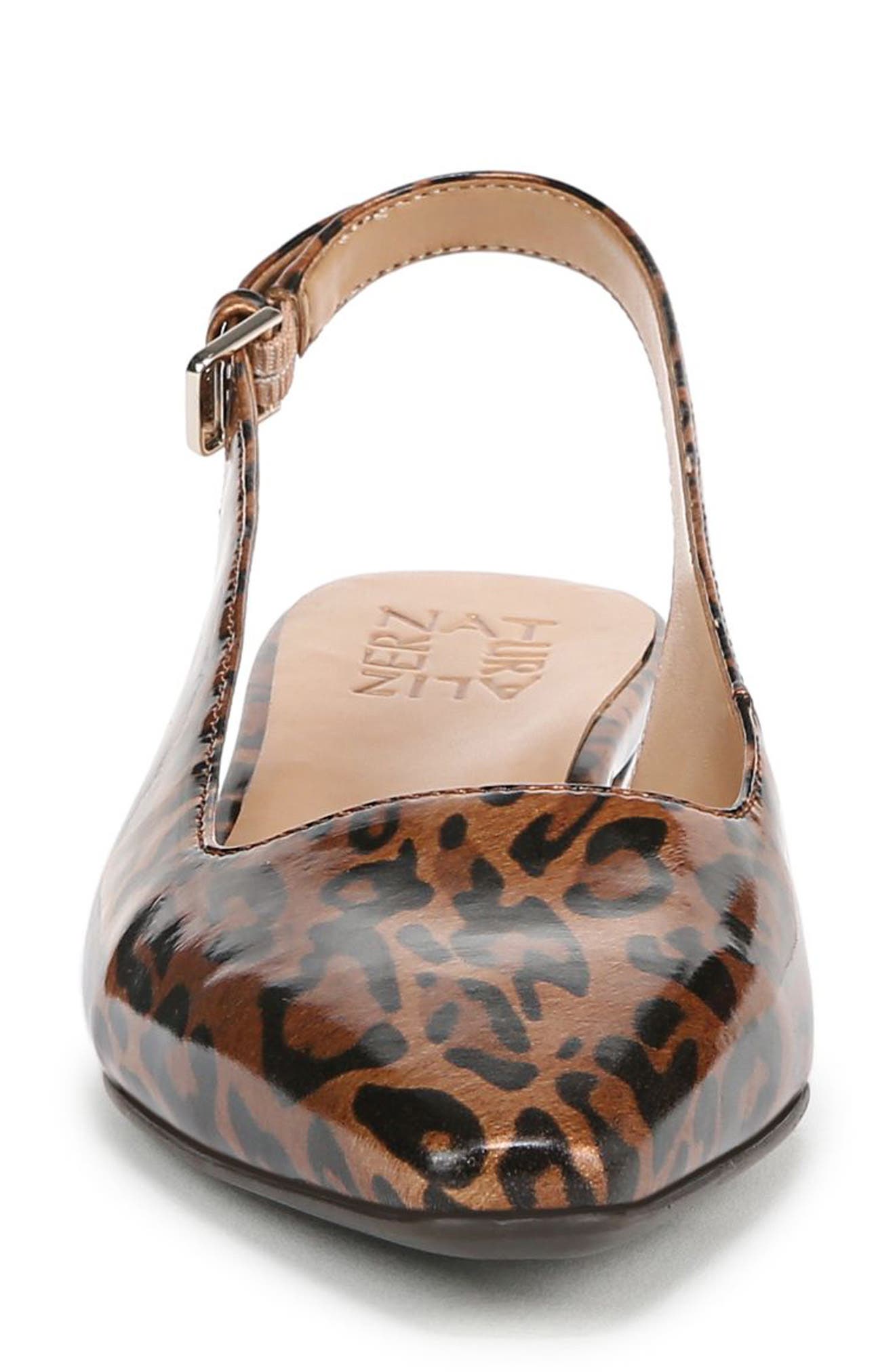 Naturalizer Ginger Slingback Pump, Alternate, color, Leopard Print Faux Leather