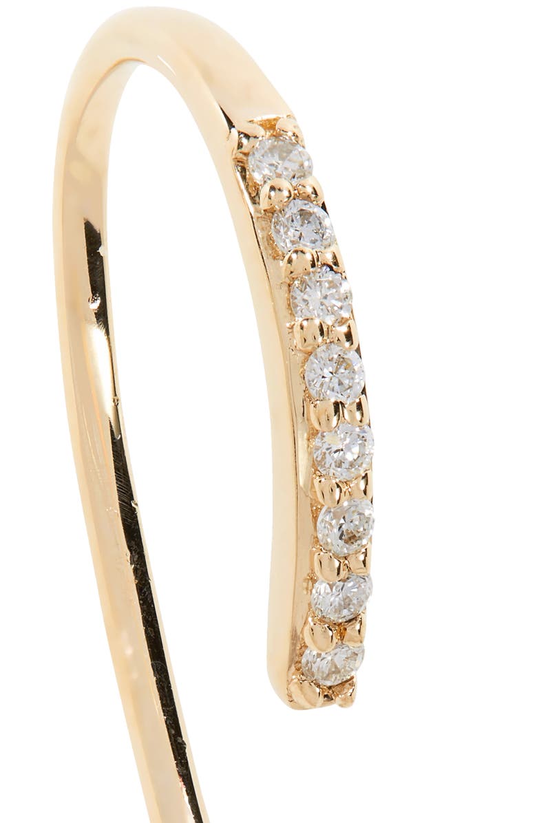 LANA Hooked On Diamond Threader Earrings, Alternate, color, 