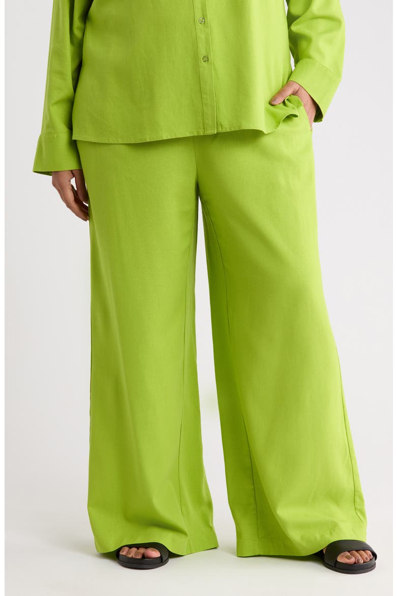 Valencia Pull-On Pants, Main, color, MACAW GREEN