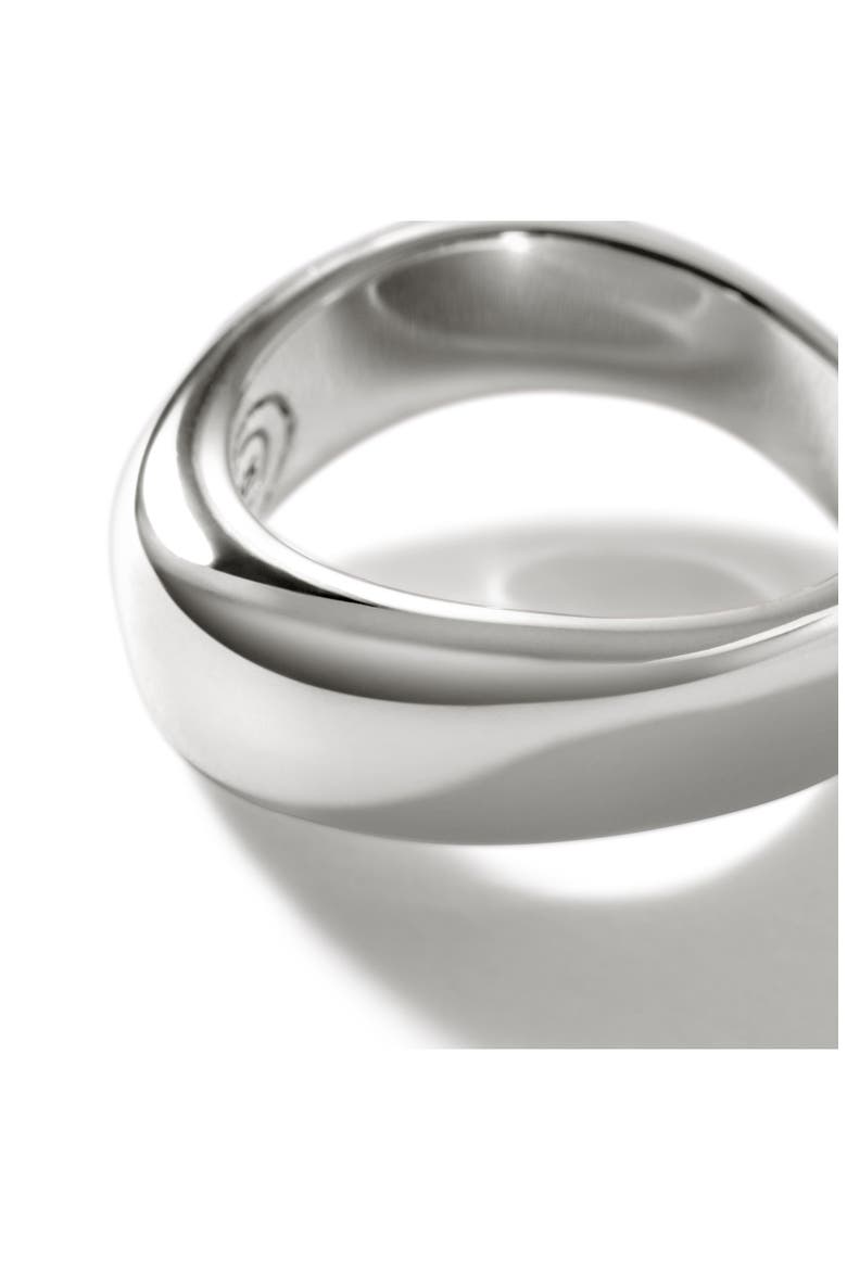 Surf Sterling Silver Band Ring, Alternate, color, SILVER