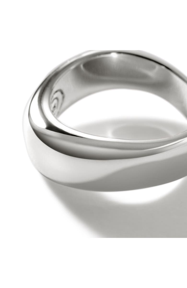 John Hardy Surf Sterling Silver Band Ring, Alternate, color, Silver